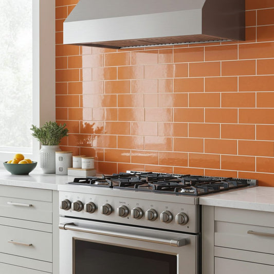RIVESTIMENTO Tinta unita Papaya - Le Ceramiche di Sassuolo